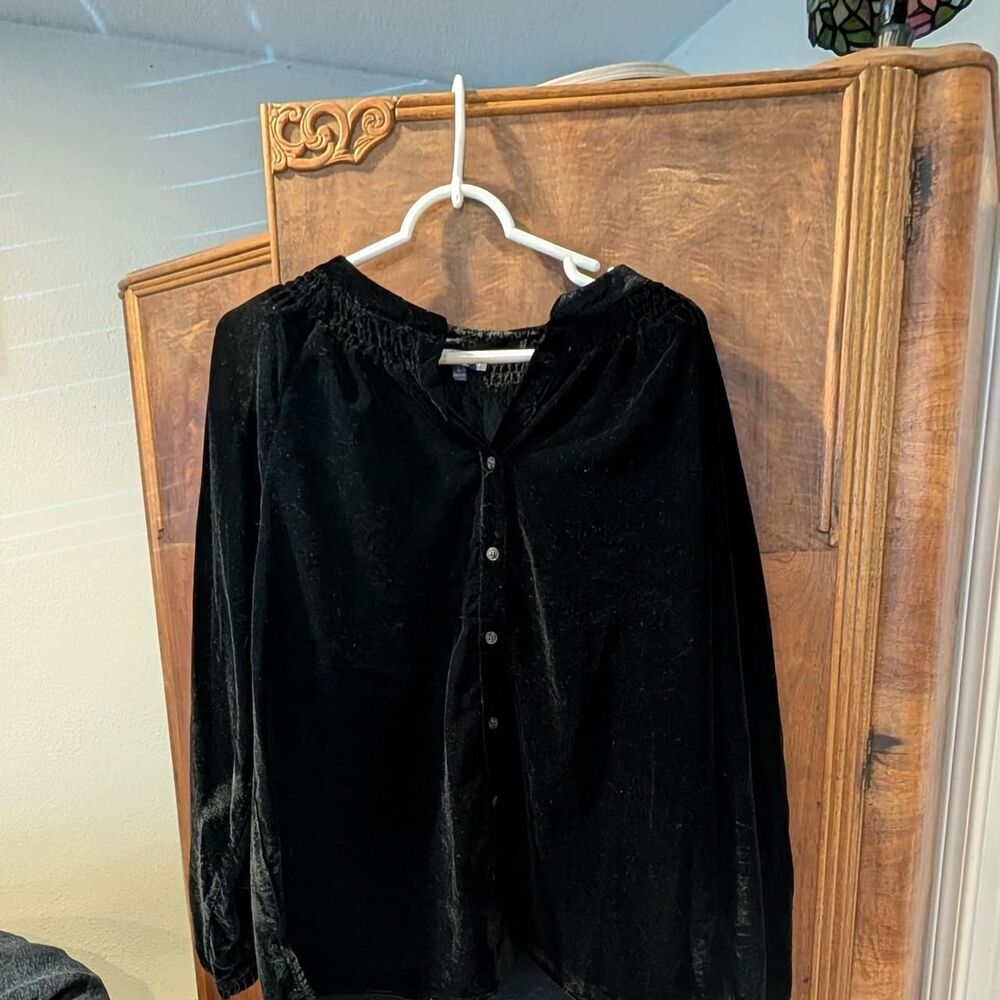 Democracy Women's Black Blouse